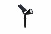 Minimalistyczny reflektorek ogrodowy solarny uniwersalny nowoczesny LED czarny regulowany czujnik zmierzchu FESTIVAL SOLAR IP44 R84756232 Rl